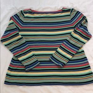 Talbots Long Sleeve Striped T-Shirt